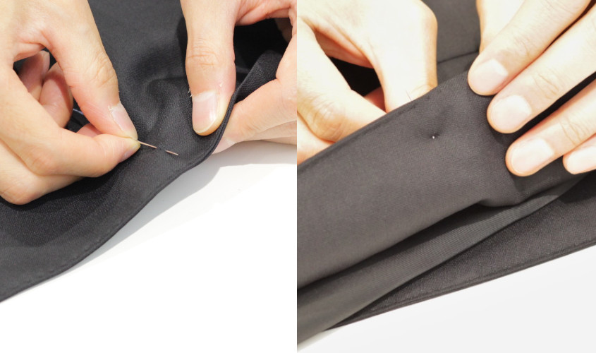 スーツのボタンの直し方、修理の仕方を解説