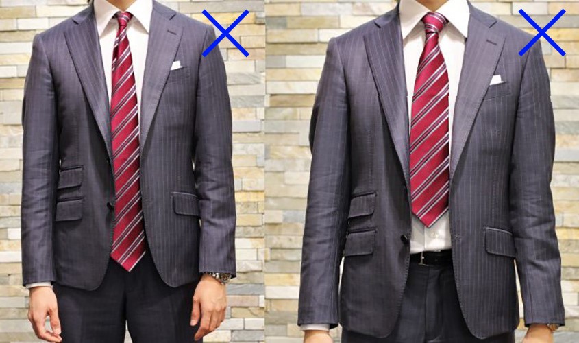 スーツとネクタイの長さの決定
