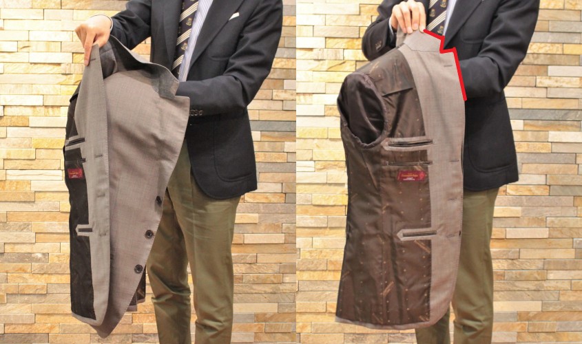 スーツのシワにならない畳み方　コツ