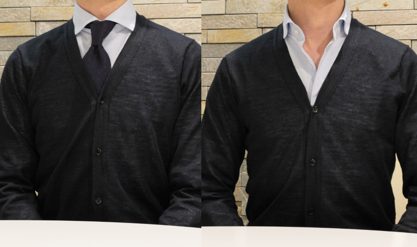 WEB会議　服装　カーディガン